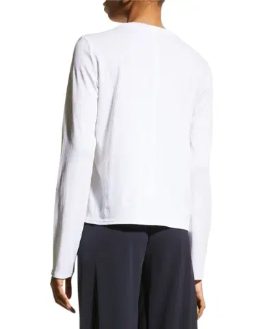 The Row Sherman Long-Sleeve Cotton Tee | Thumbnail 1 The Row Sherman Long-Sleeve Cotton Tee | Thumbnail 1
