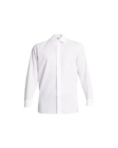 Bergdorf Goodman Men's Formal Twill Fly-Front Dress Shirt | Thumbnail 1 Bergdorf Goodman Men's Formal Twill Fly-Front Dress Shirt | Thumbnail 1