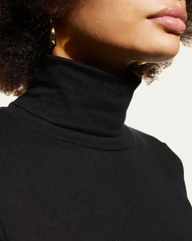 Majestic Filatures Cotton-Cashmere Long Sleeve Turtleneck Top | Thumbnail 12