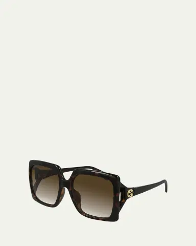 Gucci Oversized Square Injection Plastic Sunglasses | Thumbnail 4 Gucci Oversized Square Injection Plastic Sunglasses | Thumbnail 4