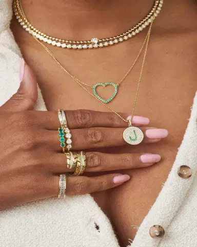 Jennifer Meyer Large Open Heart Necklace | Thumbnail 5 Jennifer Meyer Large Open Heart Necklace | Thumbnail 5