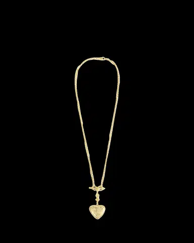 ben-amun Chain and Heart Locket Necklace | Thumbnail 2