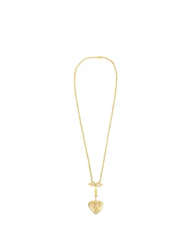 ben-amun Chain and Heart Locket Necklace | Thumbnail 1