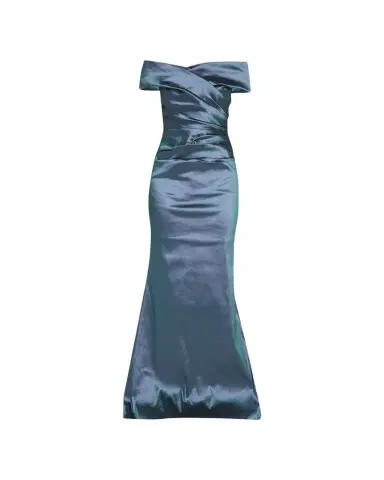 Rickie Freeman for Teri Jon Off-Shoulder Ruched Taffeta Gown | Thumbnail 1 Rickie Freeman for Teri Jon Off-Shoulder Ruched Taffeta Gown | Thumbnail 1