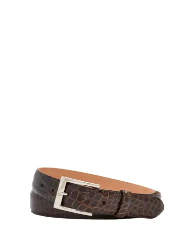 W. Kleinberg Men's Glazed Alligator Belt | Thumbnail 1 W. Kleinberg Men's Glazed Alligator Belt | Thumbnail 1