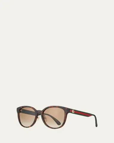 Gucci Round Acetate Sunglasses | Thumbnail 2