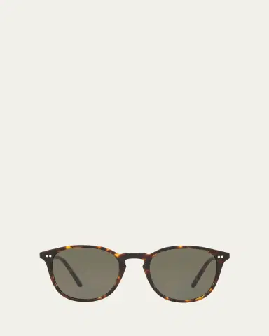 Oliver Peoples Men's Forman L. A. Tortoiseshell Sunglasses | Thumbnail 3