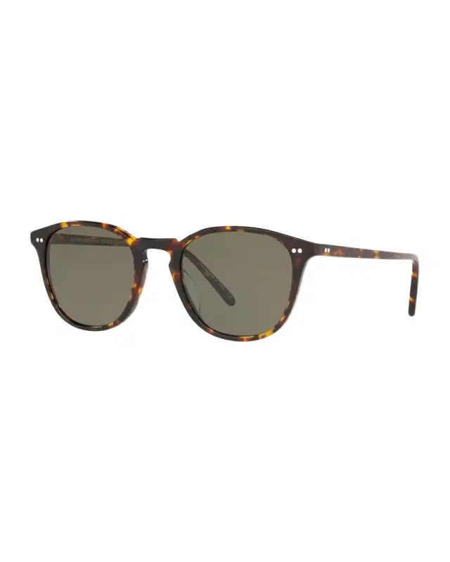 Oliver Peoples Men's Forman L. A. Tortoiseshell Sunglasses