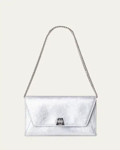 Akris Anouk Lizard-Print Clutch Bag w/ Chain | Thumbnail 13 Akris Anouk Lizard-Print Clutch Bag w/ Chain | Thumbnail 13