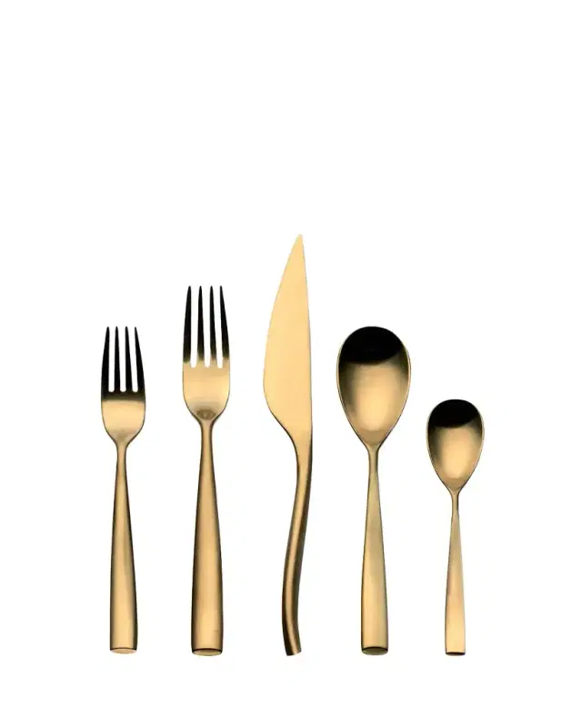 Mepra Arte Oro Ice 5-Piece Flatware Set