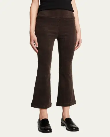 SPRWMN Cropped Flare Corduroy Leggings | Thumbnail 4