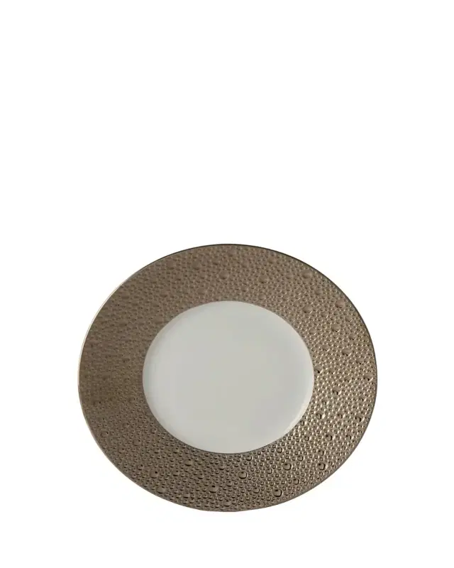 Bernardaud Ecume Platinum Salad Plate