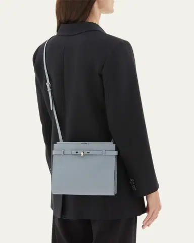 Valextra B-Tracollina Leather Shoulder Bag | Thumbnail 2 Valextra B-Tracollina Leather Shoulder Bag | Thumbnail 2