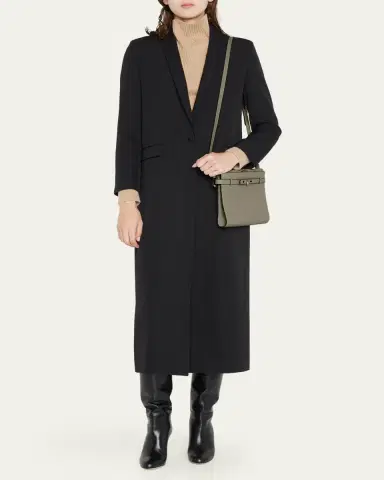 Valextra B-Tracollina Leather Shoulder Bag | Thumbnail 5 Valextra B-Tracollina Leather Shoulder Bag | Thumbnail 5