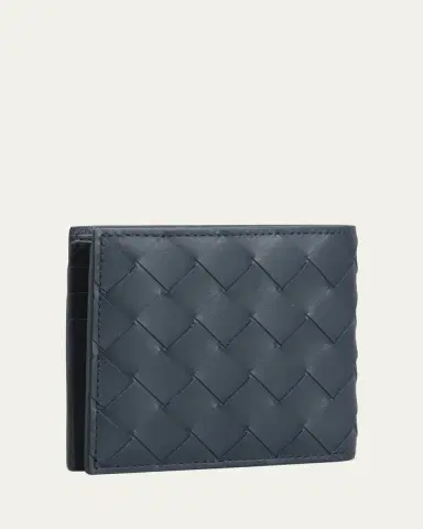 Bottega Veneta Men's Intrecciato Leather Bifold Wallet | Thumbnail 9 Bottega Veneta Men's Intrecciato Leather Bifold Wallet | Thumbnail 9