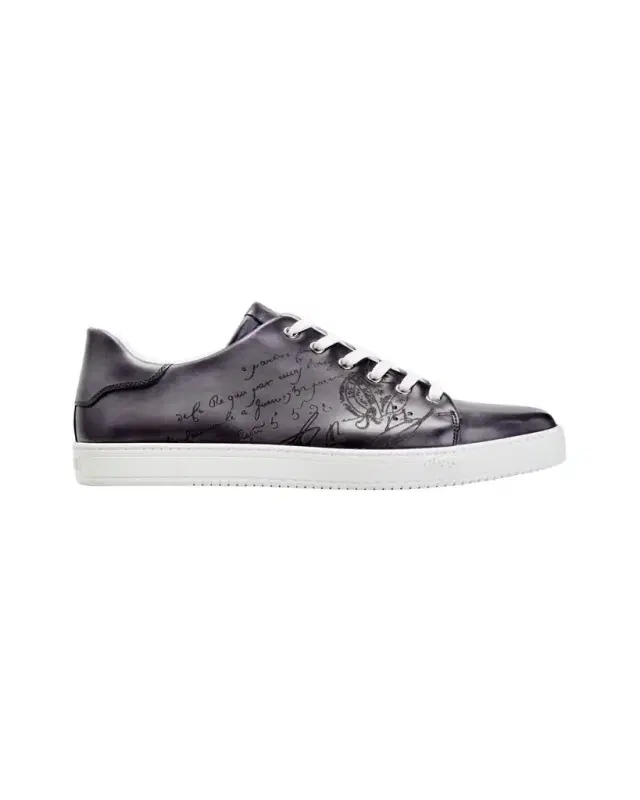 Men's Playtime Scritto Leather Sneakers