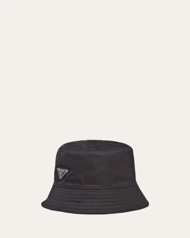 Prada Men's Nylon Bucket Hat | Thumbnail 4