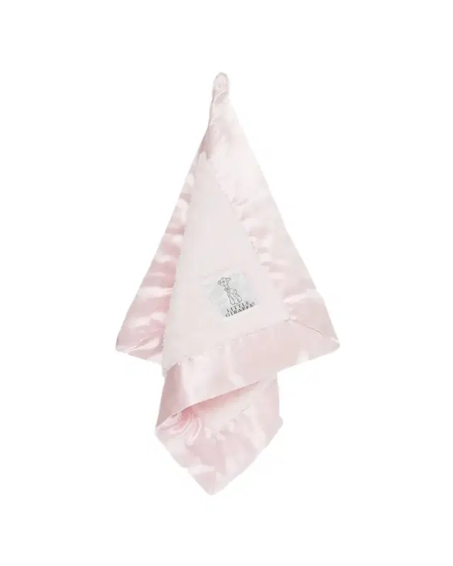 Chenille Solid Plush Baby Blanket w/ Satin Border