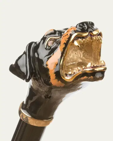 Pasotti Since 1956 Men's Rottweiler-Handle Umbrella | Thumbnail 2