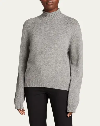 The Row Kensington High-Neck Cashmere Sweater | Thumbnail 4 The Row Kensington High-Neck Cashmere Sweater | Thumbnail 4