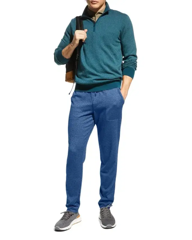 Men's Cashmere Drawstring Leisure Sweatpants