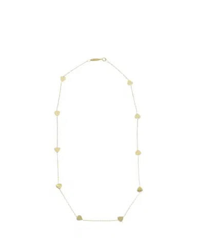 Jennifer Meyer 18k Yellow Gold Hearts by The Inch Necklace | Thumbnail 1
