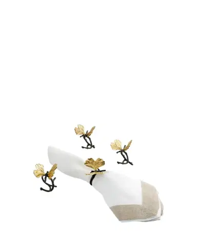 Michael Aram Butterfly Ginkgo Napkin Rings, Set of 4 | Thumbnail 1 Michael Aram Butterfly Ginkgo Napkin Rings, Set of 4 | Thumbnail 1