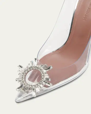 Amina Muaddi Begum Plexi Jewel Pumps | Thumbnail 3 Amina Muaddi Begum Plexi Jewel Pumps | Thumbnail 3