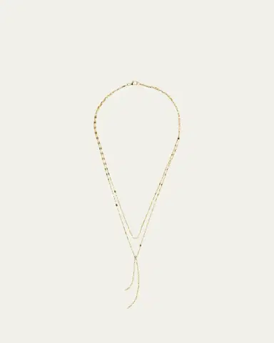 Lana 14K Gold Reverse Blake Necklace, 16"L | Thumbnail 1