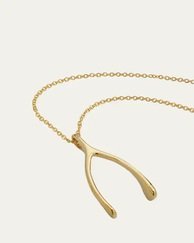 Jennifer Meyer 18k Wishbone Pendant Necklace | Thumbnail 3 Jennifer Meyer 18k Wishbone Pendant Necklace | Thumbnail 3