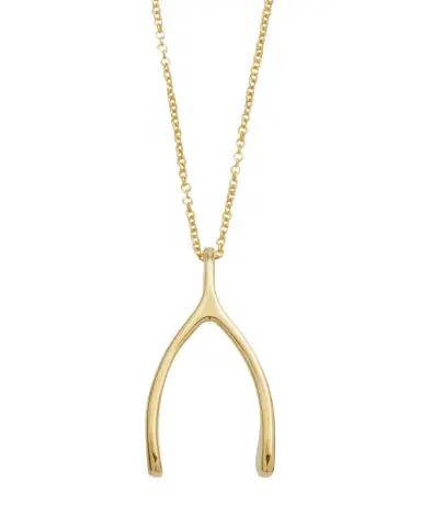 Jennifer Meyer 18k Wishbone Pendant Necklace | Thumbnail 1 Jennifer Meyer 18k Wishbone Pendant Necklace | Thumbnail 1