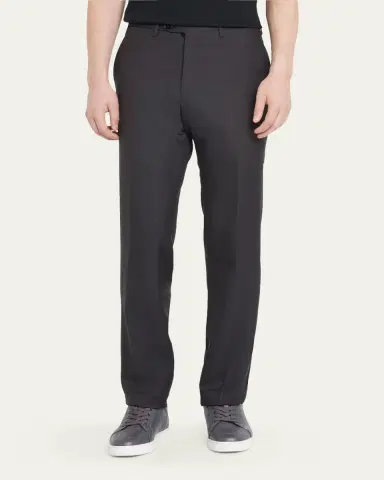 Kiton Men's 15 Micron Wool Trousers | Thumbnail 4
