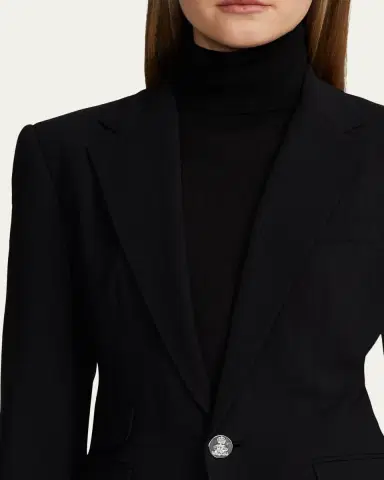 Ralph Lauren Collection Parker Wool Crepe Jacket | Thumbnail 5 Ralph Lauren Collection Parker Wool Crepe Jacket | Thumbnail 5