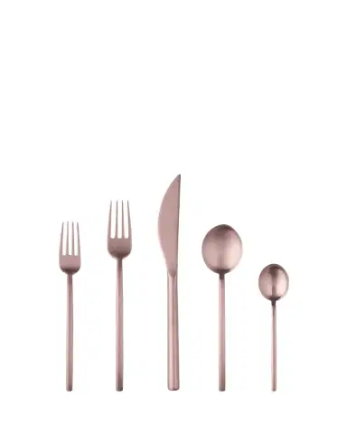 Mepra Due Ice Champagne 5-Piece Flatware Set | Thumbnail 1 Mepra Due Ice Champagne 5-Piece Flatware Set | Thumbnail 1