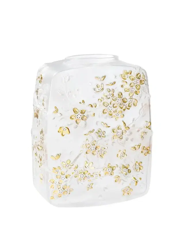 Lalique Fleurs de Cerisier Vase