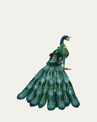 Mark Roberts Jeweled Peacock Collectible Figurine | Thumbnail 3 Mark Roberts Jeweled Peacock Collectible Figurine | Thumbnail 3