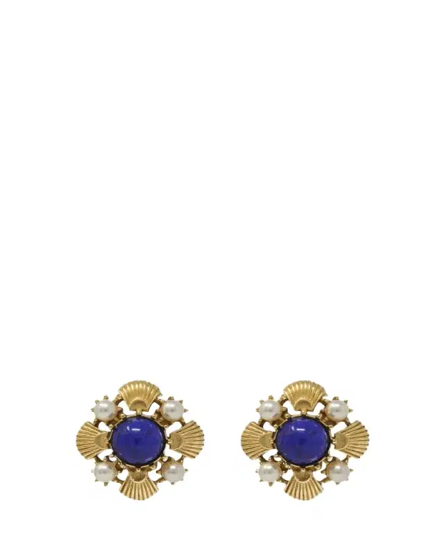 Ben-Amun Stone Clip-On Earrings