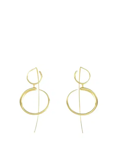 KHIRY Nandi Drop 2-Teired Earrings | Thumbnail 1