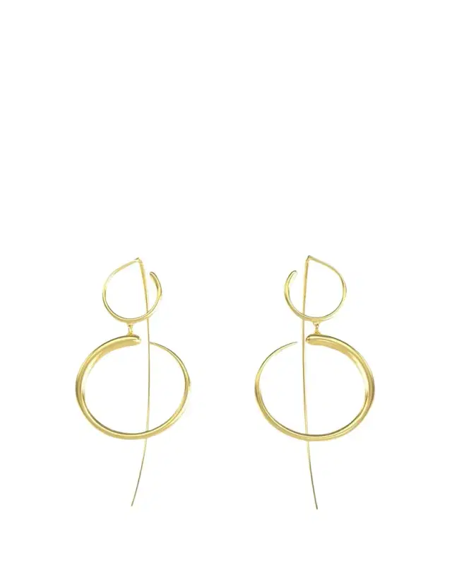 Nandi Drop 2-Teired Earrings