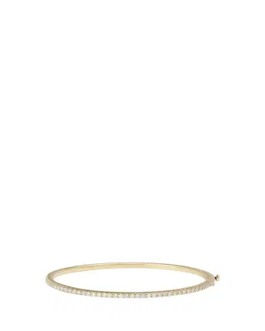 Sydney Evan 14K Yellow Gold Diamond Pave Bangle | Thumbnail 1 Sydney Evan 14K Yellow Gold Diamond Pave Bangle | Thumbnail 1