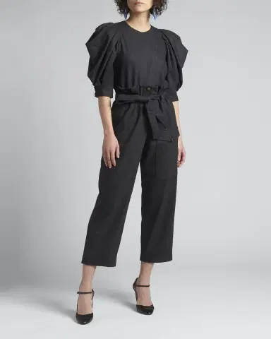 Giorgio Armani Zip-Hem Skinny-Leg Jersey Pants | Thumbnail 5