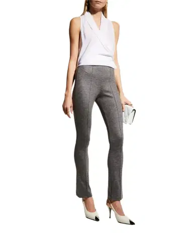 Giorgio Armani Zip-Hem Skinny-Leg Jersey Pants | Thumbnail 1