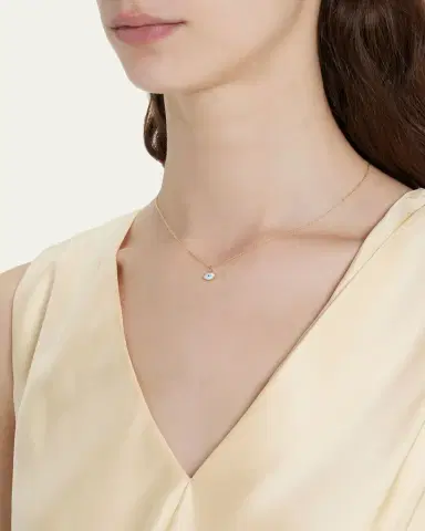 Sydney Evan Medium Enamel Evil Eye Necklace | Thumbnail 2