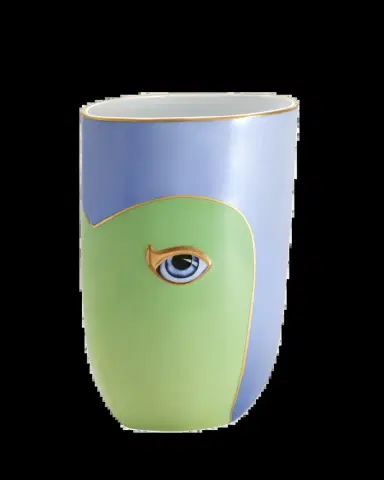 L'Objet Lito Vase, Green Blue | Thumbnail 2