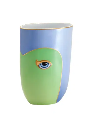 L'Objet Lito Vase, Green Blue | Thumbnail 1