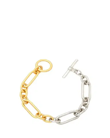 ben-amun Two-Tone Link Bracelet, 7"L | Thumbnail 1