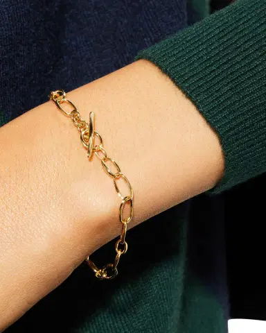 Ippolita Small Scultura Link Bracelet in 18K Gold | Thumbnail 1