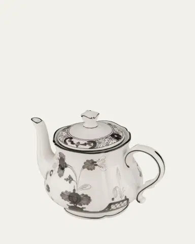 Ginori 1735 Oriente Italiano Albus Small Teapot, 23 oz. | Thumbnail 2 Ginori 1735 Oriente Italiano Albus Small Teapot, 23 oz. | Thumbnail 2