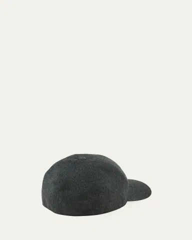 Bergdorf Goodman Men's Solid Cashmere Baseball Cap | Thumbnail 2