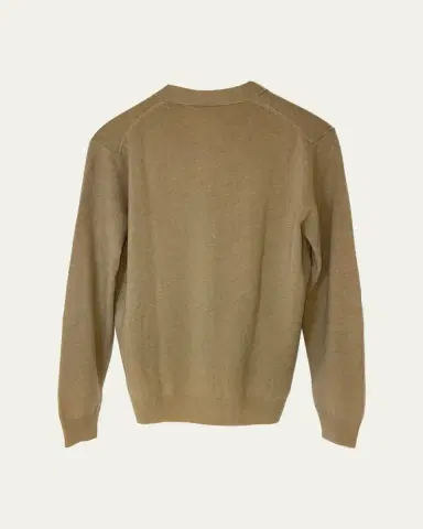 Comme des Garçons Men's Small Black Heart Cardigan Sweater | Thumbnail 3